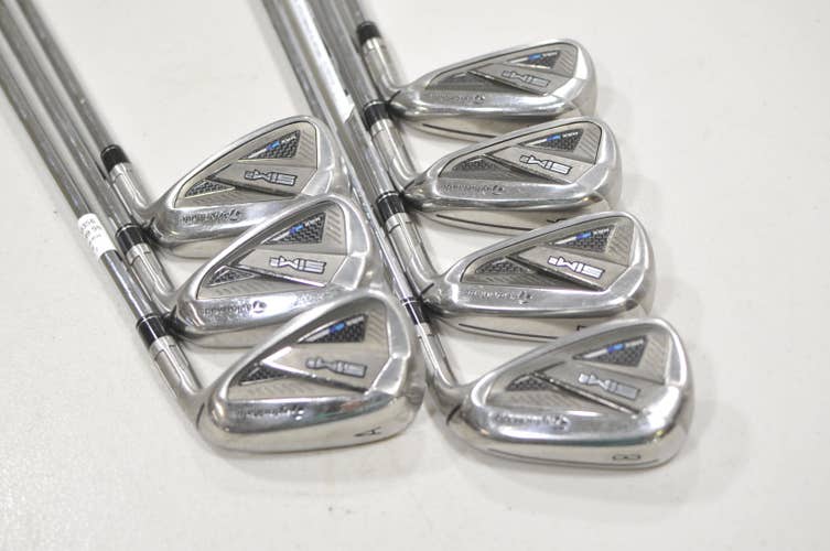 TaylorMade SIM Max 5-PW, AW Iron Set Stiff Flex RH KBS Max MT 85g Steel #230356