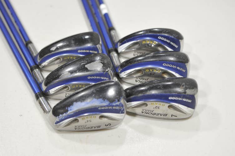 Tour Edge Bazooka JMax Iron-Wood 5-7,9,PW,SW Iron Set NO 8 IRON Senior 227562