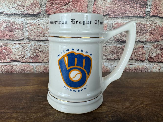 Milwaukee Brewers MLB BASEBALL SUPER VINTAGE 1982 AL Champions Collectible Mug!