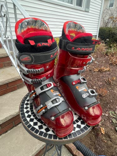 Lange Concept 85 All Mountain Ski Boots size 27.5 Transparent Red (Used)