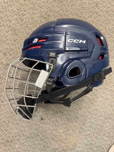 Large CCM Tacks 70 Helmet (Used) combo