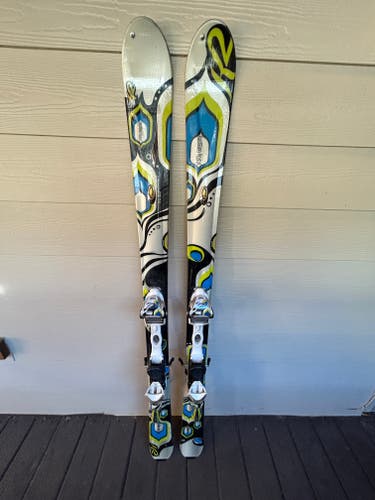 K2 Lotta LUV T:Nine T9 Women's Skis 156cm Marker 11.0 Integrated Bindings