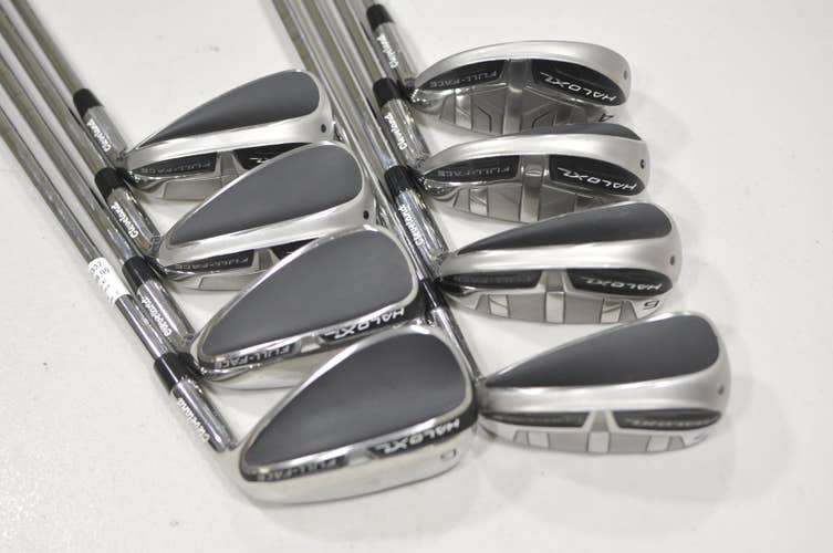 Cleveland Halo XL Full-Face 4-PW, GW Iron Set Regular RH KBS Tour Lite #230337