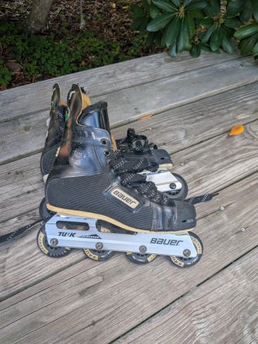 Bauer H5 Inline Skates Regular Width Size 8 (Used)