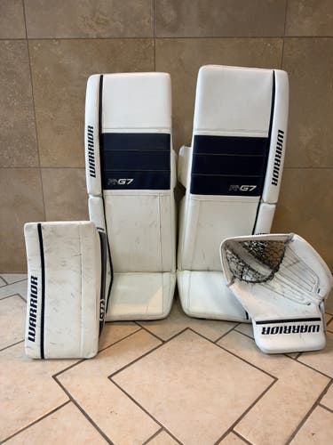 34" +1.5 2025 Warrior Ritual G7 Pro Regular Goalie Full Set Pro Stock (New)