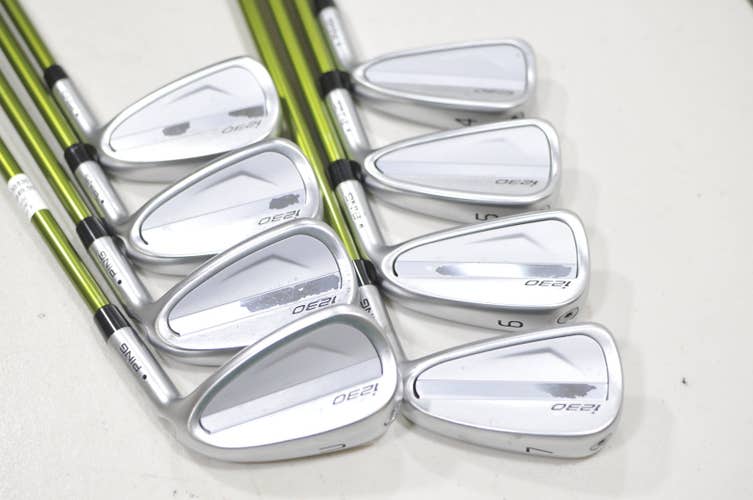 Ping i230 4-W, UW Iron Set Stiff Flex Black Dot Right NV Graphite #230430