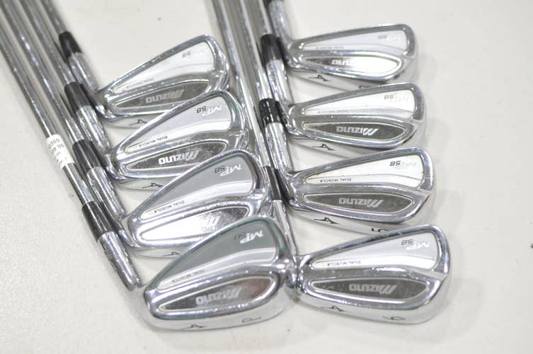 Mizuno MP-58 3-PW Iron Set Regular Flex Right Rifle 5.5 Steel #230369