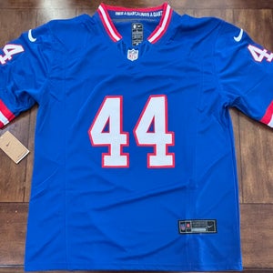 New York Giants Cam Skattebo Throwback Stitched Jersey Adult Large NWT