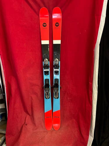 Rossignol Sprayer all-mountain freestyle twin-tip 146cm skis, Look Xpress 10 binding range: 260-380m