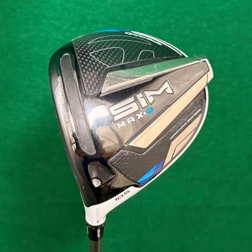LH TaylorMade SIM Max-D 10.5 Driver Even Flow Riptide CB 5.5 50g Regular
