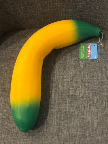 Squeeze Squishy Banana Fidget Toy New with Tags