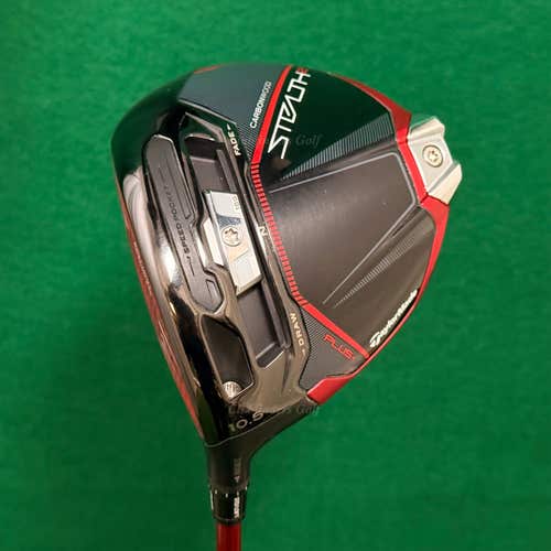 LH TaylorMade Stealth 2 Plus+ 10.5 Driver Denali Red 50g 6.0 Graphite Stiff