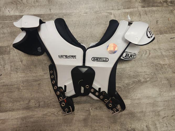 Battle Sports Defender Football Shoulder Pads Youth Large 15-16 Inch