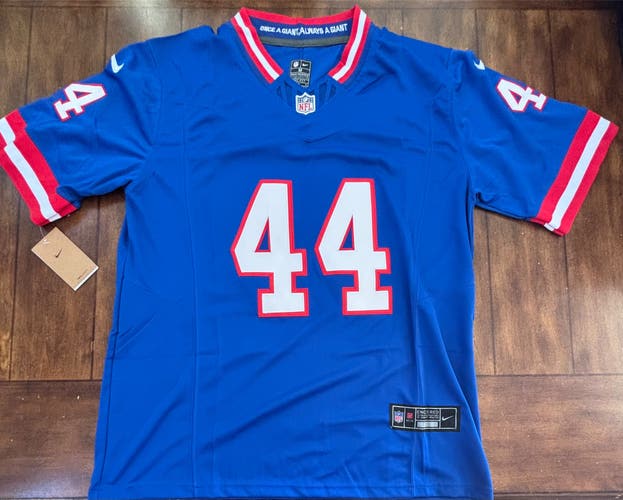 New York Giants Cam Skattebo Throwback Stitched Jersey Adult Medium NWT
