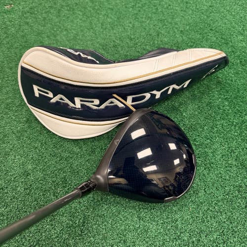 CALLAWAY GOLF 2023 PARADYM X DRIVER 12 GRAPHITE REGULAR Flex Shaft w/HC MRH