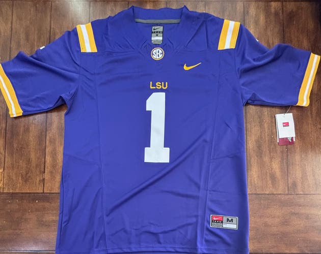 LSU Tigers Ja’Marr Chase Jersey Stitched Adult Medium NWT