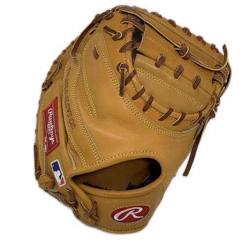 Rawlings Heart of the Hide CM43 Catchers Mitt 34in Tan RHT