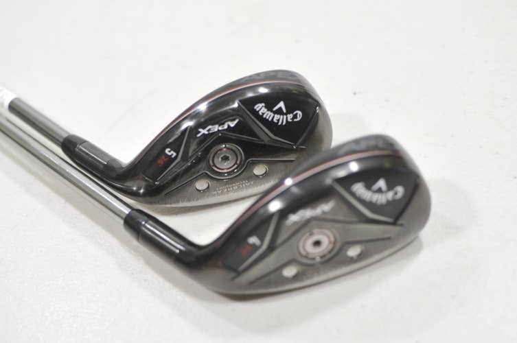 Callaway Apex 19 4-23 and 5-26 Hybrid Set Stiff RH Catalyst 6.0 70g #230502