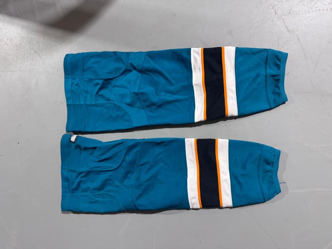 San Jose Sharks Senior XL Reebok THC00 Socks Pro Stock (Used)