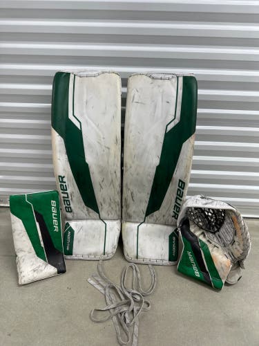 35" Bauer Supreme Shadow Regular Goalie Full Set Pro Stock (Used)