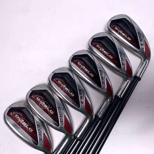 Callaway Diablo Edge Iron Set 5-PW Diablo Edge 65g Senior Graphite Mens RH