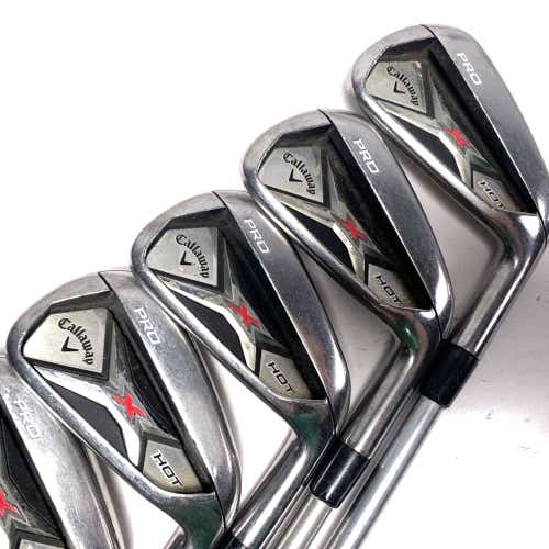 Callaway X Hot Pro 2013 Iron Set 4-PW KBS Tour C-Taper 130g Extra Stiff RH