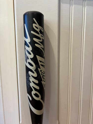 2026 Combat MFG Spec A1 Alloy BBCOR Certified Bat (-3) 32" (New) Steel Horses black