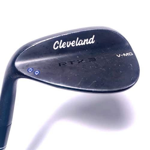 LEFTY Cleveland RTX 3 Black Satin Lob Wedge LW 60* 9 True Temper DG LH
