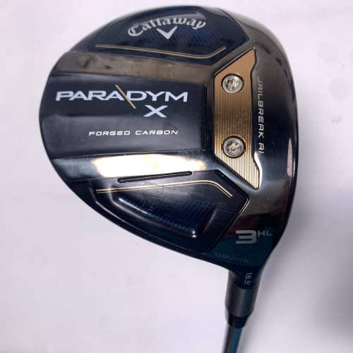 Callaway Paradym X 3HL Fairway Wood 16.5* Aldila Ascent 50g Regular RH