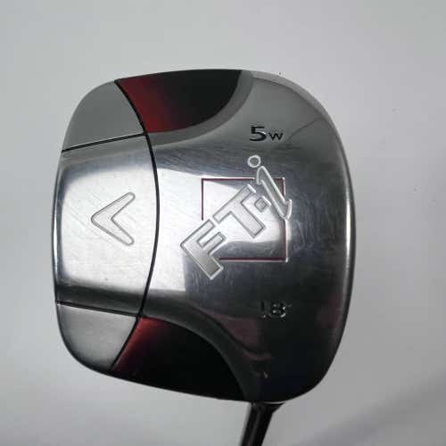Callaway FT-i Squareway 5 Fairway Wood 18* Fujikura Fit On M Regular RH