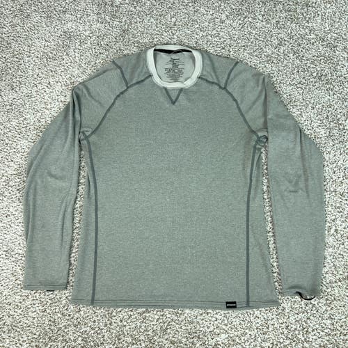 Patagonia Shirt Mens Large Gray Capilene 2 Lightweight Base Layer Hiking Ski Top