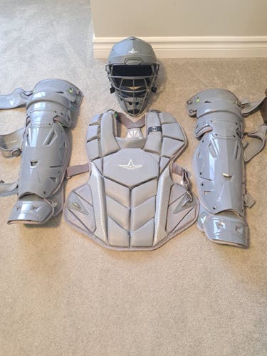 Gray All Star MVP Pro Catcher's Set (New)