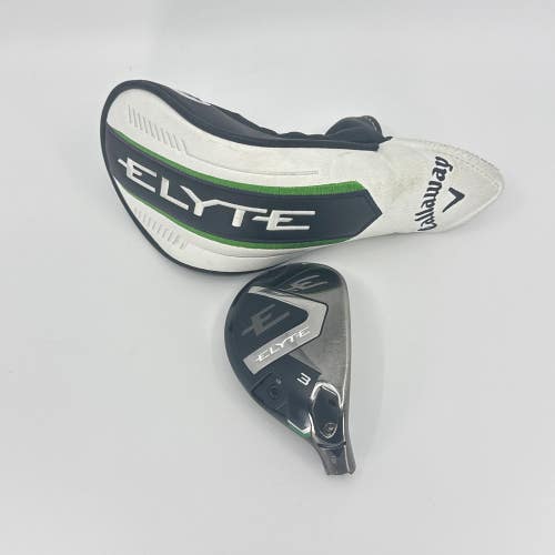 Callaway Elyte 19* 3 Hybrid Head RH Headcover Used Golf Club