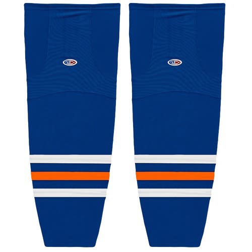 Athletic Knit HS2100-320 Edmonton Royal Mesh Ice Hockey Socks - Intermediate 25"