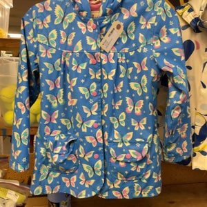 Hatley Size 8 Butterfly Print Rain Jacket