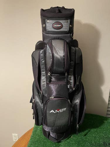 AMF 8-Way Divider Golf Cart Bag W/ Rain Cover