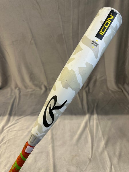 2025 Rawlings Icon Composite Bat USSSA Certified (-10) Composite 19 oz 29" (Used)