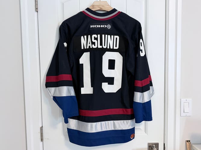 KOHO Vancouver Canucks Markus Naslund Blue West Coast Express Jersey Size Medium