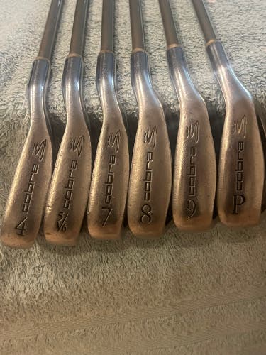 Women's Cobra Cobra CXI L Womens Right Handed Iron Set Ladies Flex Graphite Shaft 6 Pieces (Used)