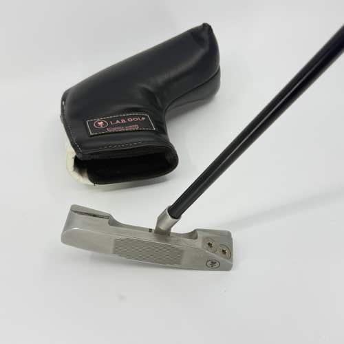 L.A.B. Golf Link 1 Putter RH Blade 34 1/4" Headcover Used Steel Golf Club