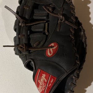Rawlings Premium Series D125BWFB RH First Base Baseball Glove 12.5" Chocolate Laces (Used)