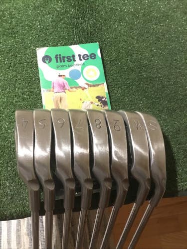 Ping i3 O-Size White Dot Irons Set (4-PW-SW) Stiff Cushin Z-Z65 Steel +1/2 VGC