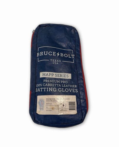 Bruce Bolt Youth Large Happ Creator Series Batting Gloves Long Cuff (Used)