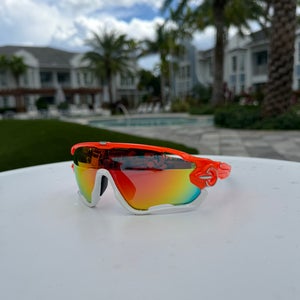 Sunglasses - Sport Style Polarized Sunglasses Orange frame / Orange lenses w/ case