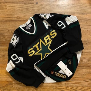 Vintage Mike Modano Dallas Stars signed center ice authentic hockey jersey