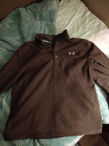 Brown Men's Medium/Large Under Armour Sweatshirt (Used)