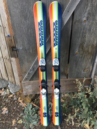 Kid's All Mountain 139 cm K2 Shreditor Skis With Bindings (Used)