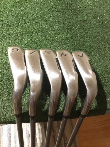 King Cobra Left Handed S9 Irons Set 6-PW Regular YS-5.1+ 55g Graphite Design LH