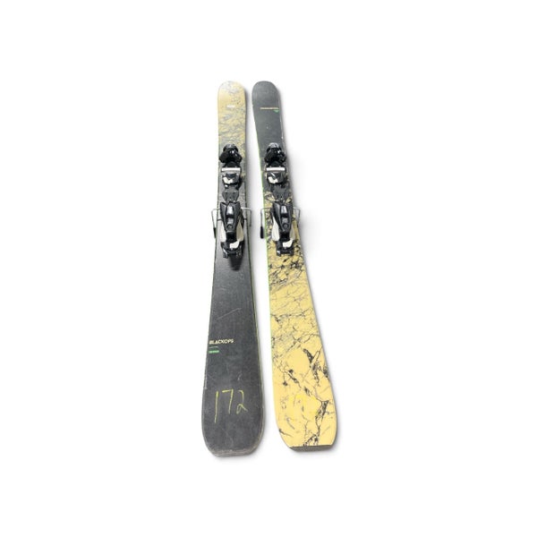 Used Rossignol Black Ops Sender Mens Downhill (DH) Ski/Binding Set 172 cm 11735-S000371272