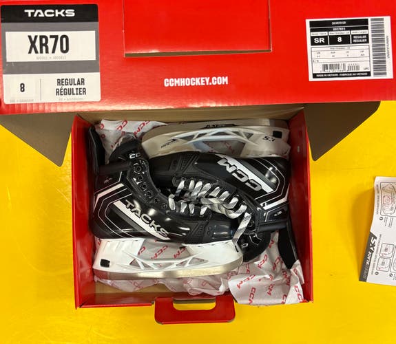 2026 CCM Tacks XR70 Hockey Skates Regular Width Size 8 (New)